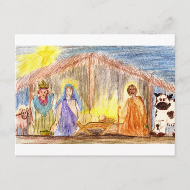 Cartão Postal Linha de Produtos Presépio (Frente)