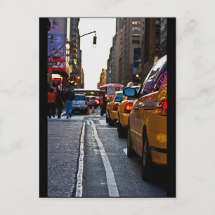 Cartão Postal Linha de Táxi em NYC