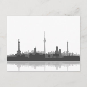 Cartão Postal Linha do horizonte Berlim - Postkarte / Grußkarte