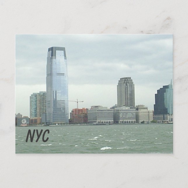 Cartão Postal linha do horizonte de nova iorque (Frente)