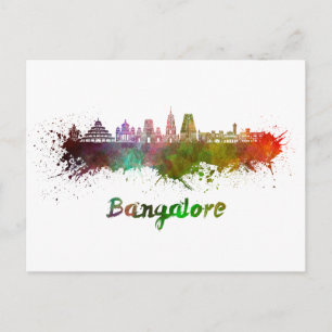 Cartão Postal Linha do horizonte em Bangalore