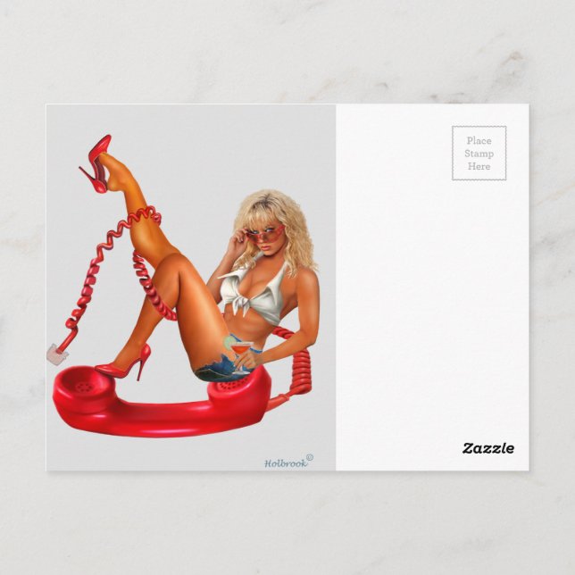 CARTÃO POSTAL LINHA QUENTE (Verso)