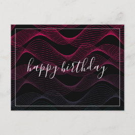 Cartão Postal Linhas de comprimento de onda