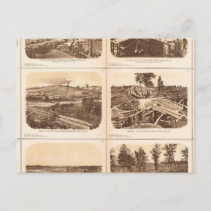 Cartão Postal Linhas Rebel, Atlanta, Ga