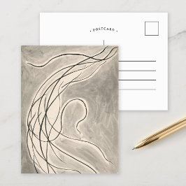 Cartão Postal Linhas Rítmicas | Abraham Walkowitz