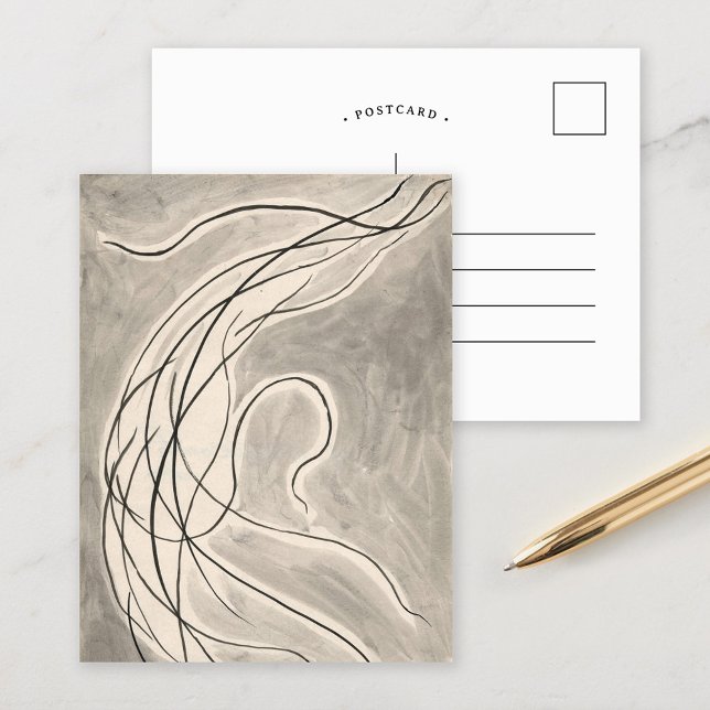 Cartão Postal Linhas Rítmicas | Abraham Walkowitz (Criador carregado)