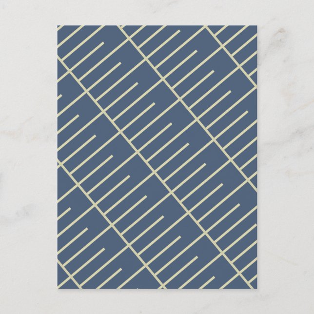 Cartão Postal Linhas Vintage (Frente)