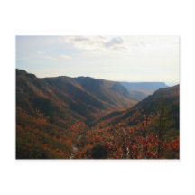 Linville Gorge no outono, Carolina do Norte