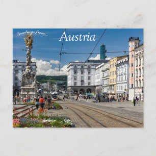 Cartão postal Linz Austria