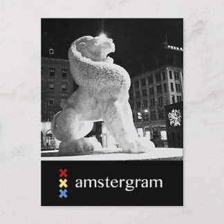 Cartão Postal Lion Amsterdam