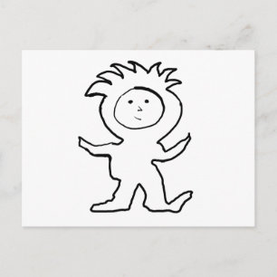 Cartão Postal Lion Jammies Kid