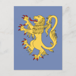 Cartão Postal Lion Rampant