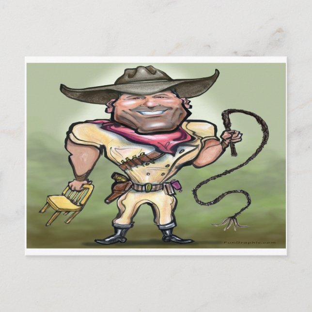 Cartão Postal Lion Tamer (Frente)