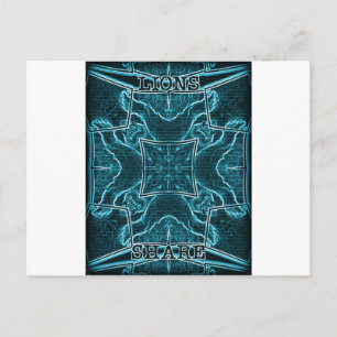 Cartão Postal Lion wits