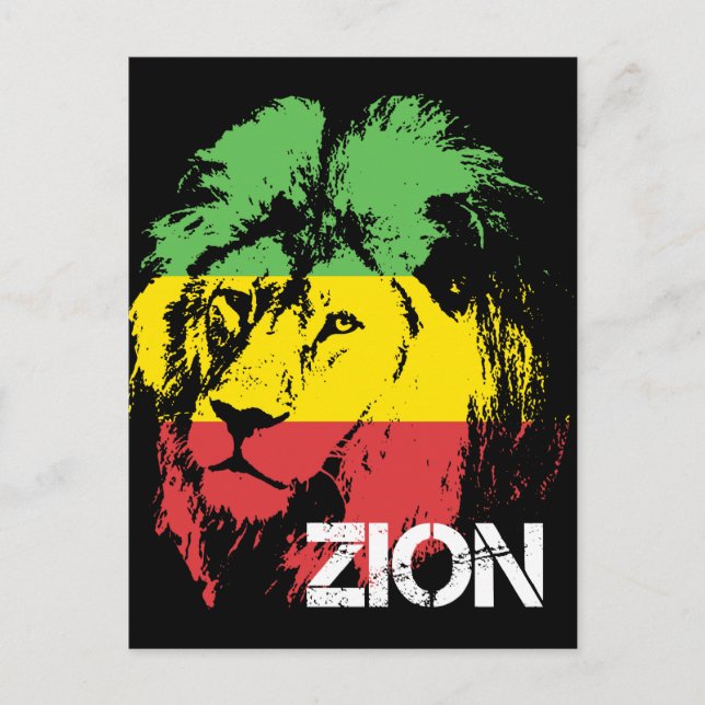 Cartão Postal Lion Zion (Frente)