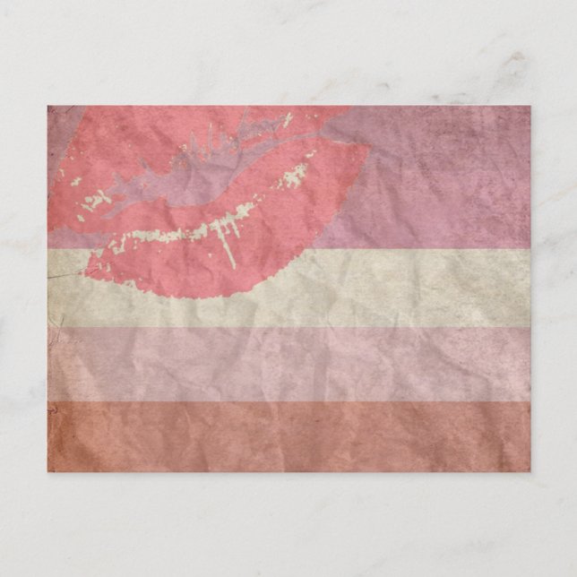 CARTÃO POSTAL LIPSTICK LESBIAN (Frente)