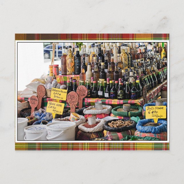 Cartão Postal Liqueurs de la Guadeloupe (Frente)