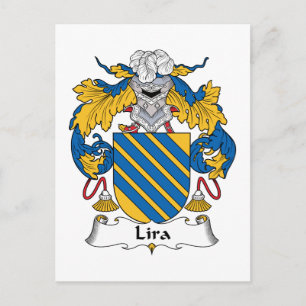 Cartão Postal Lira Family Crest