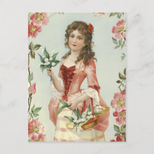 Cartão Postal Lírio da donzela de Vally