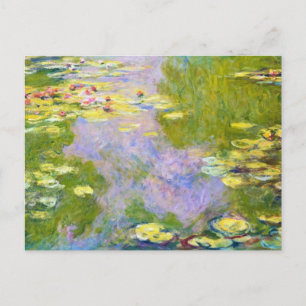 Cartão Postal Lírios d'água, 1919 Claude Monet