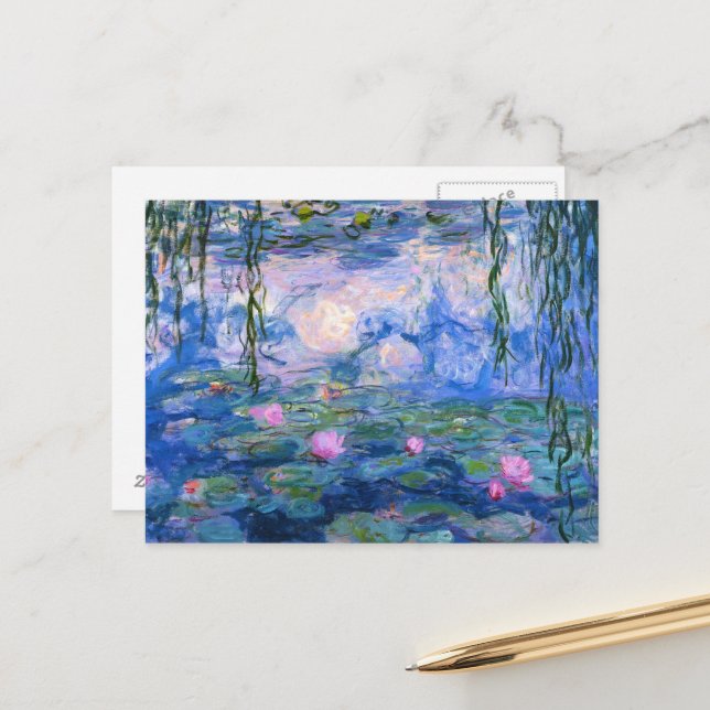Cartão Postal Lírios de água 1 (Frente/Verso In Situ)