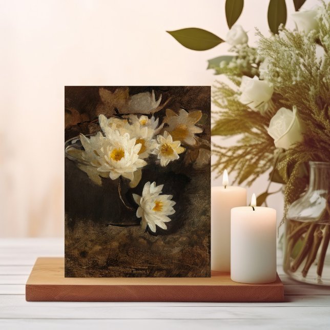 Cartão Postal Lírios de Água | Abbott Handerson Thayer (Criador carregado)