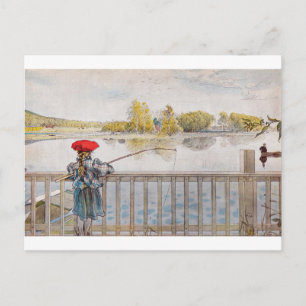 Cartão Postal Lisbeth Fisheries por Carl Larsson