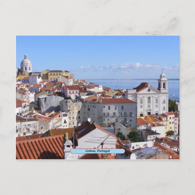 Cartão Postal Lisboa, Portugal (Frente)
