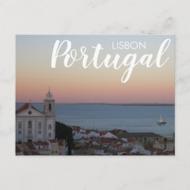 Cartão Postal Lisboa Portugal Alfama Sunset