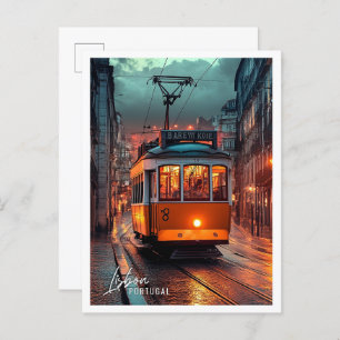 Cartão Postal Lisboa Portugal é o belo lugar turístico