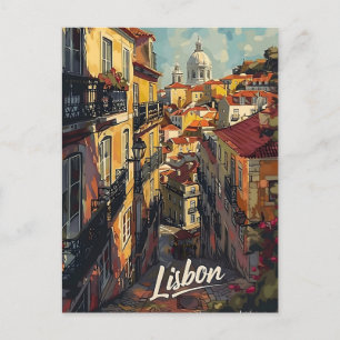 Cartão Postal Lisboa Vintage