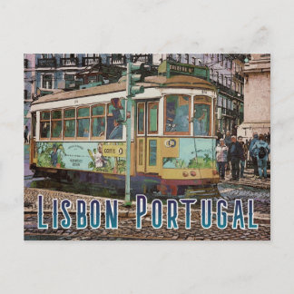 Cartão Postal Lisbon Portugal Travel Postcard