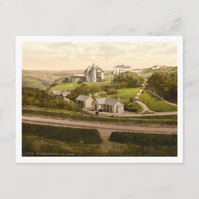Cartão Postal Lisdoonvarna, County Clare, Irlanda (Frente)