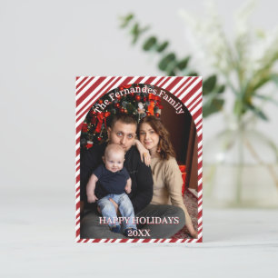 Cartão Postal Listras de Cana de Natal Personalizadas
