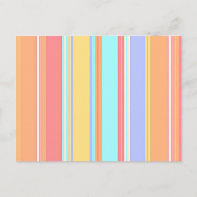 Cartão Postal Listras de Pastel (Frente)