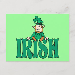 Cartão Postal Litle Irish Leprechaun