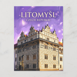 Cartão Postal Litomyšl República Tcheca