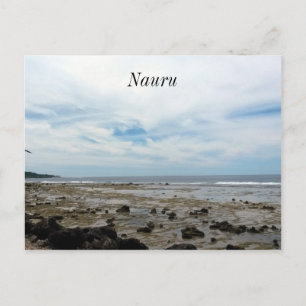 Cartão Postal litoral de nauru