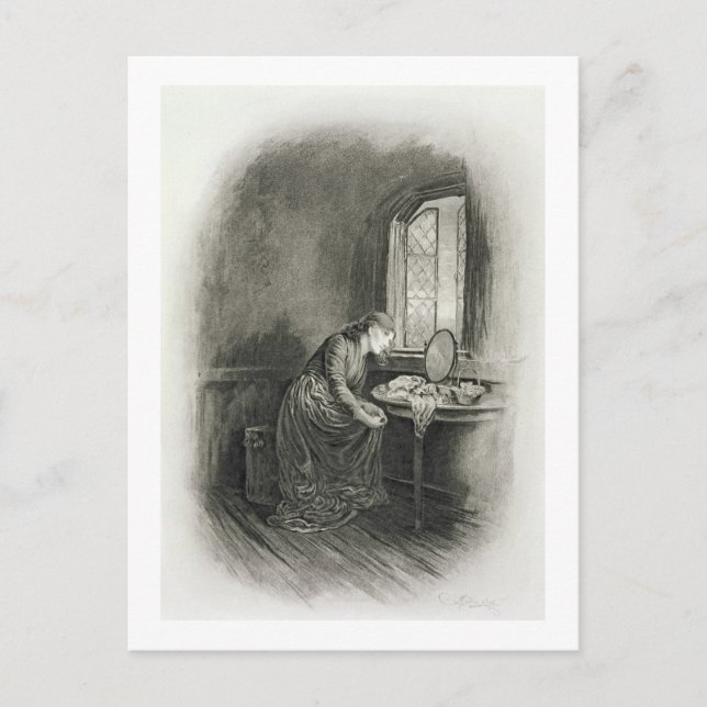 Cartão Postal Little Dorrit, de Charles Dickens: Um abo de Gossi (Frente)