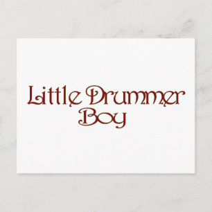 Cartão Postal Little Drummer Boy