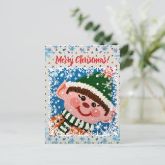 Cartão Postal Little Elf Postcard