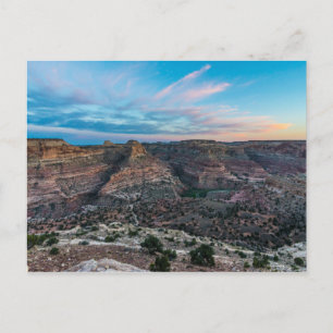 Cartão Postal Little Grand Canyon Sunset - Wedge Overlook - Utah