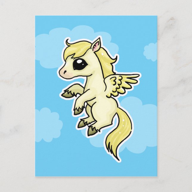 Cartão Postal Little Pegasus (Frente)