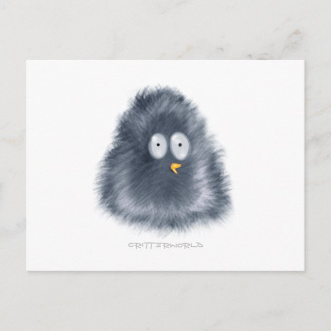 Cartão Postal Little Penguin Critter (Frente)