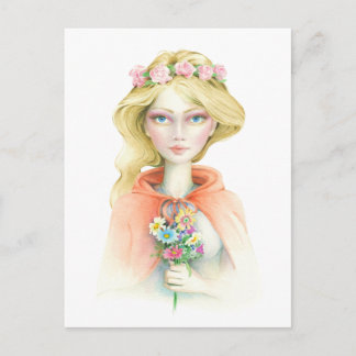 Cartão Postal "Little Red Riding Hood" Por Scot Howden