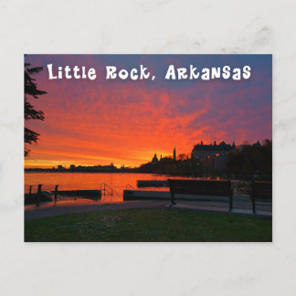 Cartão Postal Little Rock Arkansas Sunset