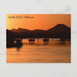 Cartão Postal Little Rock, Arkansas Sunset