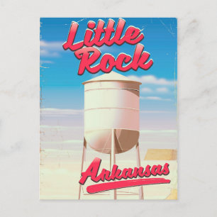 Cartão Postal Little Rock, Arkansas viagens vintage
