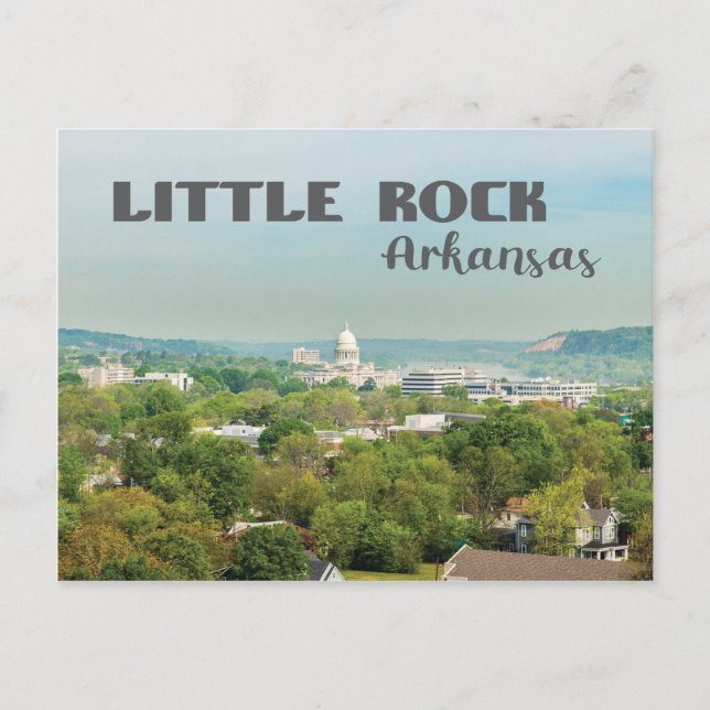 Cartão Postal Little Rock, Arkansas View com Cartão-postal do Ca (Frente)