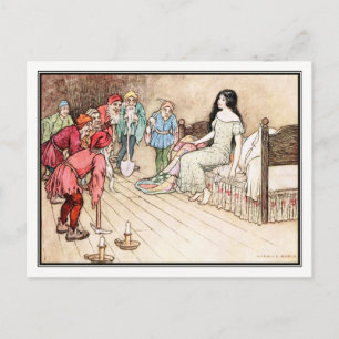 Cartão Postal Little Snowdrop by Warwick Goble